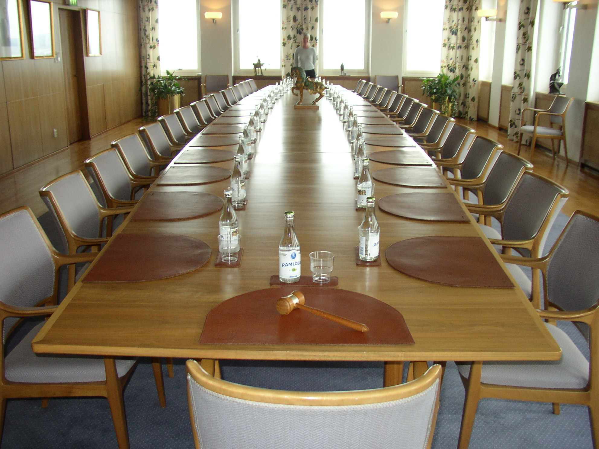 Writing pad in leather